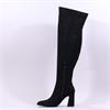 Pedro Anton Zahra Over Knee Boot - Black Suede